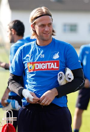 2009년 호펜하임에서 훈련 중인 힐데브란트