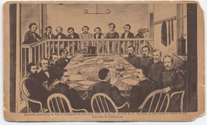 공모자 재판; 머드는 뒷줄 왼쪽에서 두 번째에 있다