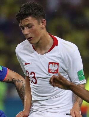 2018년 FIFA 월드컵에 폴란드 소속으로 출전한 코브나츠키