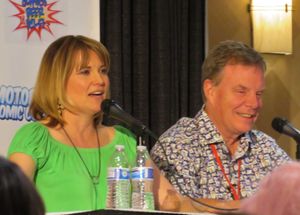 롤리스와 남편 로버트 테이퍼트 (2018년)