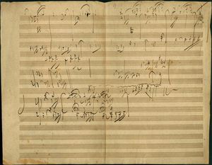 베토벤 피아노 소나타 작품 101의 스케치