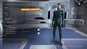 엘리트 데인저러스의 Holo-Me 페이지에 있는 캐릭터의 예