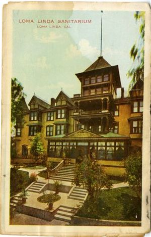 로마린다 요양소의 초기 엽서