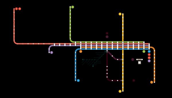 포르투 지하철 노선도