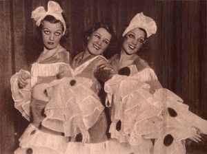 1933년 마이포 극장에서 리베르타드 라마르케와 동시대 여배우들