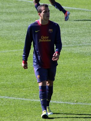 2012년 바르셀로나에서 활약하는 산드로