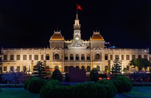 야경의 호찌민 시청