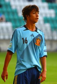 UEFA U-19 유럽 선수권 대회에 출전한 올리베르