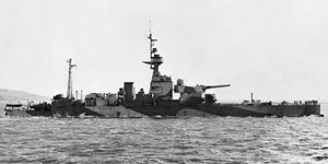 제2차 세계 대전 중 HMS Erebus