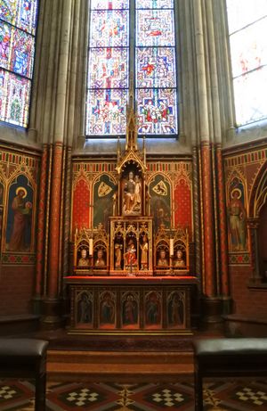 쾰른 대성당의 마법사 예배당. 1322년부터 1948년까지 동방 박사 유물함이 보관되었던 곳