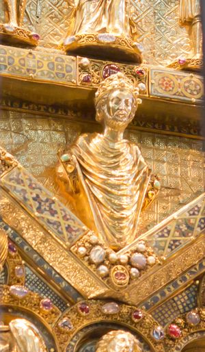 라이날트 폰 다셀의 흉상 세부 묘사