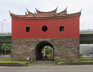 역명의 유래가 된 타이베이부성 북문
