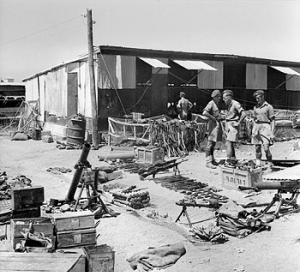 작전 빔(Operation Bream)에서 발견된 무기와 탄약, 유대인 정착촌 수색