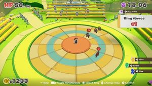 과녁 모양의 아레나 스크린샷