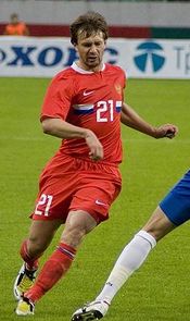 2008년 러시아에서 뛰고 있는 시초프