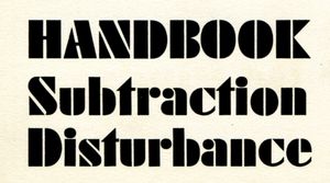 푸투라 블랙의 금속 활자 견본