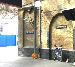 킹스크로스 역의 9와 ¾ 승강장