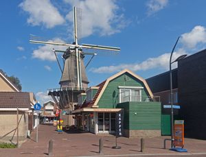 풍차: stellingmolen De Leeuw