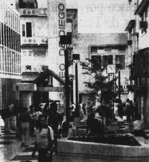 1981년 개통 당시의 파세오 데 디에고