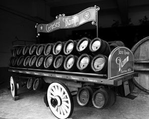 맥주 배달 마차