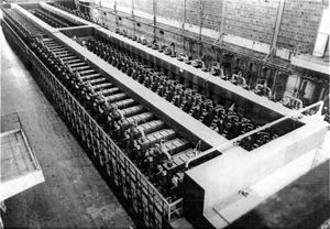 A long, rectangular-shaped structure