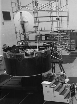 케네디 우주 센터에서의 파이어니어 금성 궤도선