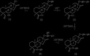 스테비올로부터 레바우디오시드 A