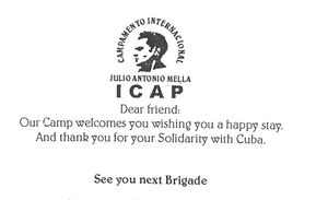 캄파멘토 인터나시오날 훌리오 안토니오 메야 환영 카드(2002)