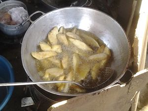 코트디부아르에서 튀겨지는 마