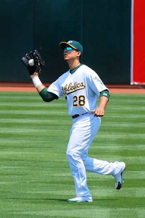 오클랜드 애슬레틱스 시절(2008년 7월 10일)