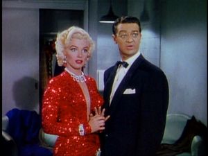 마릴린 먼로와 토미 누넌, 《신사는 금발을 좋아해》(1953)에서)