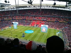 킥오프 전 결승팀 배너