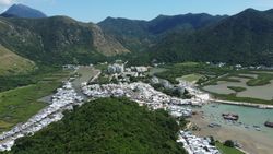 타이오의 항공 사진 (2022년 10월)