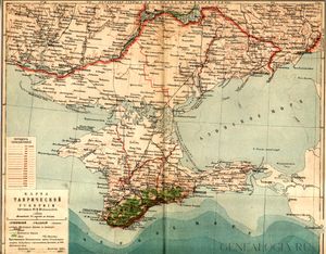 타브리다 현 지도