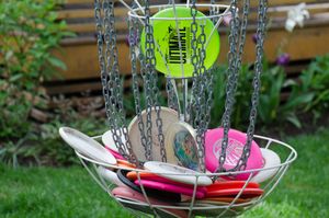 디스크 골프용 디스크와 골