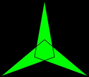 별모양 아이소톡살 육각형