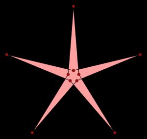 별모양 아이소톡살 십각형