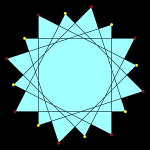 별모양 아이소톡살 십육각형