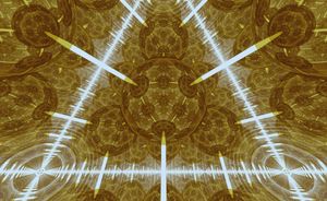 인드라망 은유를 3D로 묘사한 그림