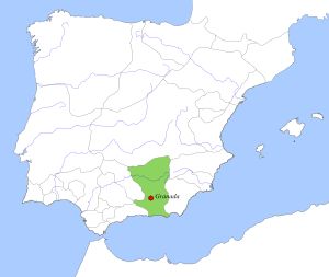 11세기 전반 그라나다 타이파 지도