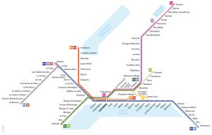 2023년 RER 보 노선도