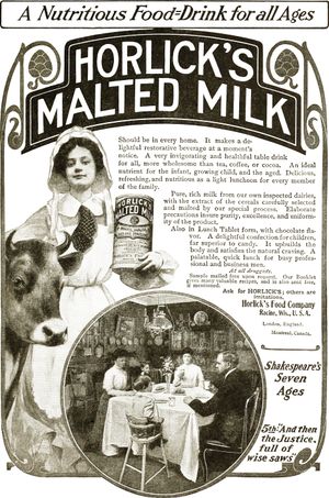 1904년 홀릭스 광고