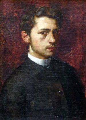 1885년에 그린 자화상