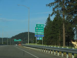 I-90 12번 출구와 US 95 교차로