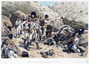 얀 호잉크 판 파펜드레흐트의 작품, 반도 전쟁 중의 네덜란드 보병