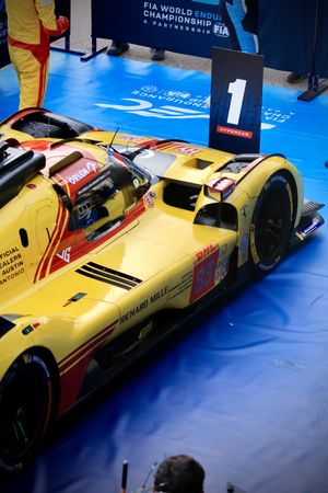 2024년 론스타 르망 우승 후 AF Corse 499P 사진.