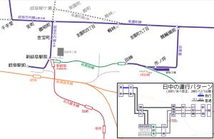 다카미 선의 가카미가하라 선 운행