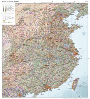 2024년 기준 중국 인구가 가장 많은 지역의 일반적인 지형도