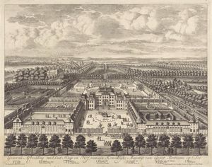 Het Loo 궁전, 1693년; 아마도 부분적으로 계획되었지만 완성되지 않음