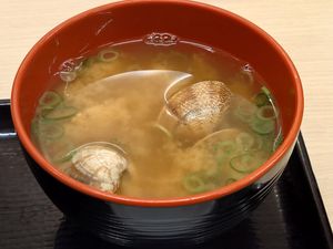 조개 미소 된장국